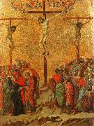 Duccio di Buoninsegna Crucifixion oil painting artist